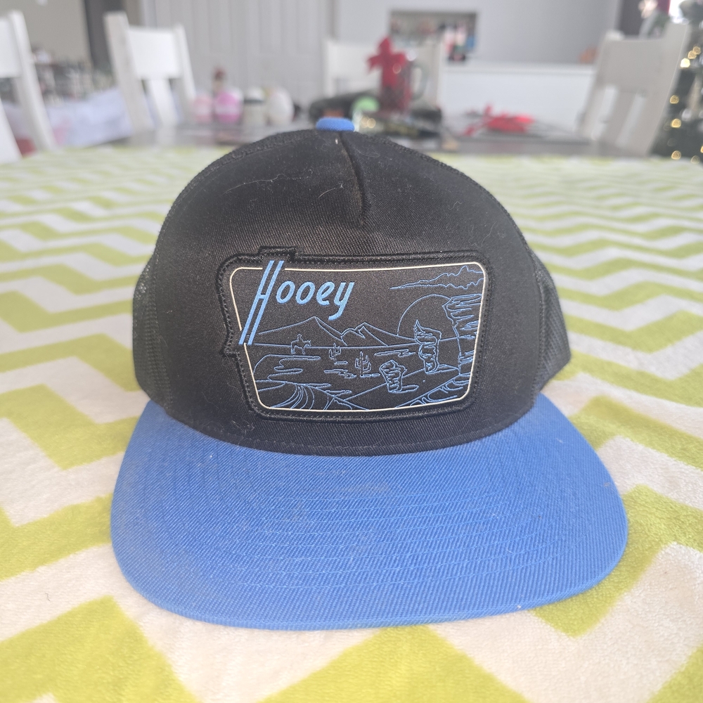 Hooey Black and Blue Trucker Hat